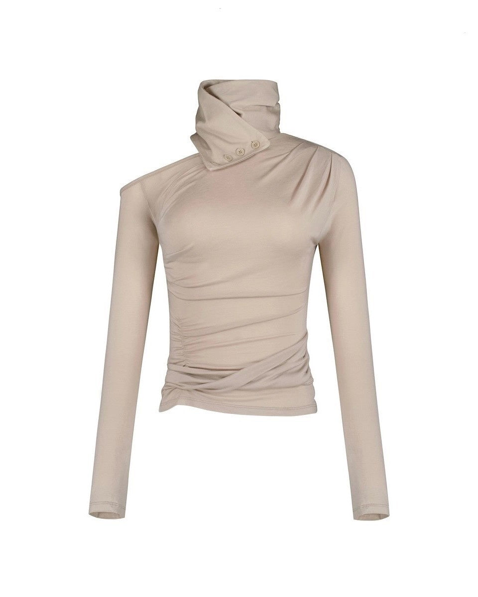 【ROCK CAKE】Scarf Drape Top