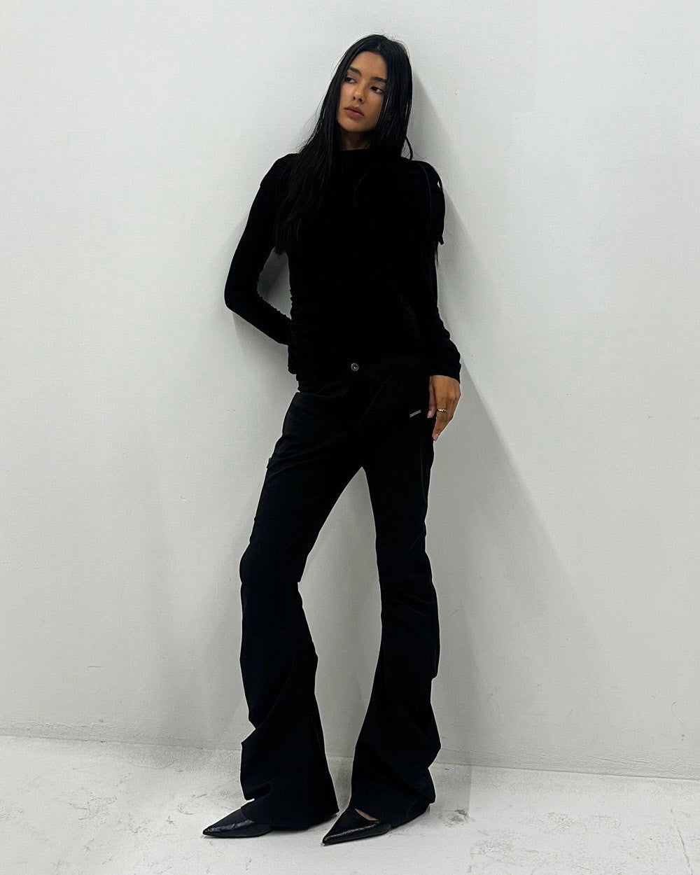 【ROCK CAKE】Zip Pocket Shirring Pants