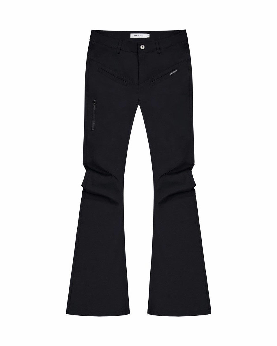 【ROCK CAKE】Zip Pocket Shirring Pants