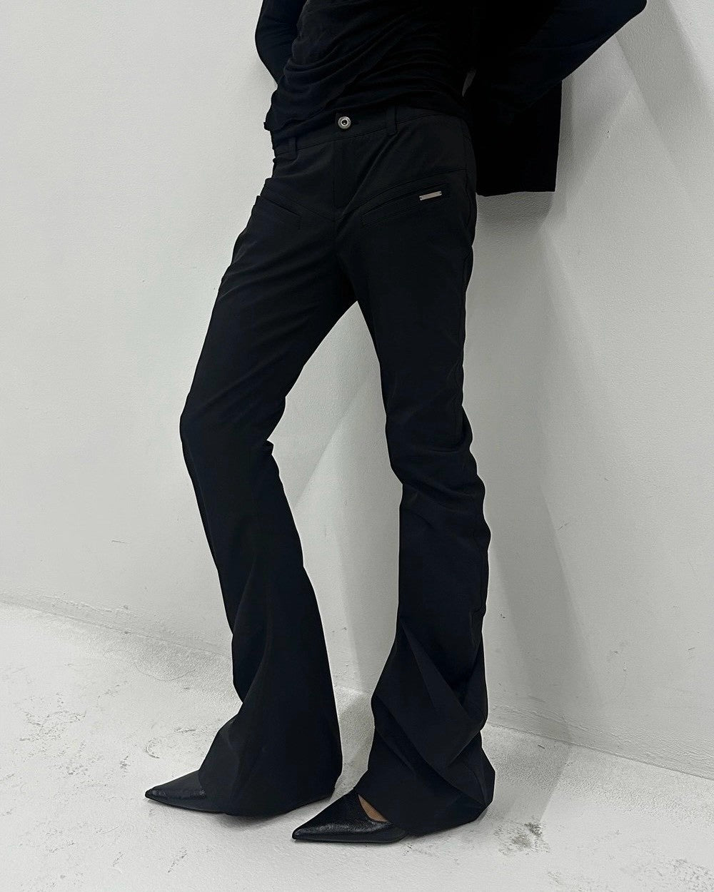 【ROCK CAKE】Zip Pocket Shirring Pants