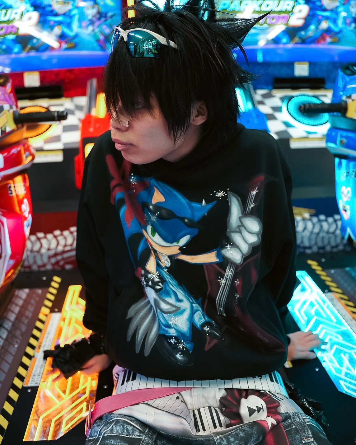 【DND4DES】Sonic Rhinestone Hoodie