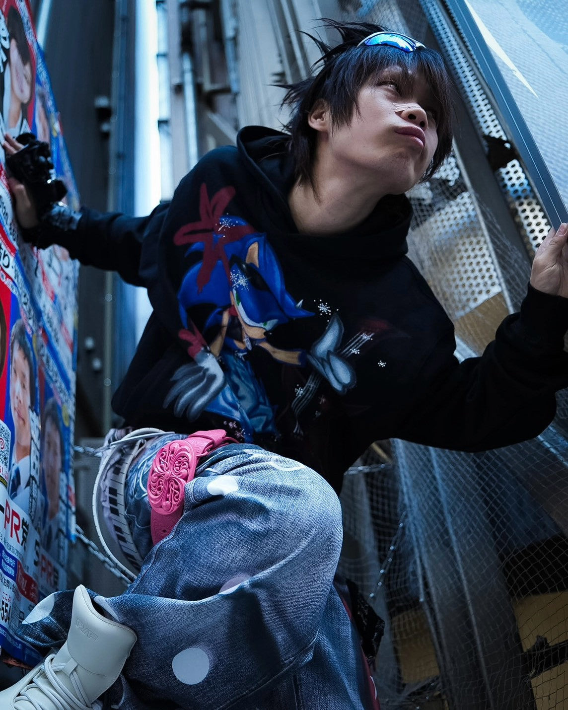 【DND4DES】Sonic Rhinestone Hoodie