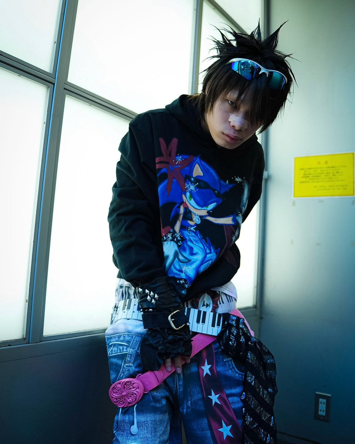 【DND4DES】Sonic Rhinestone Hoodie