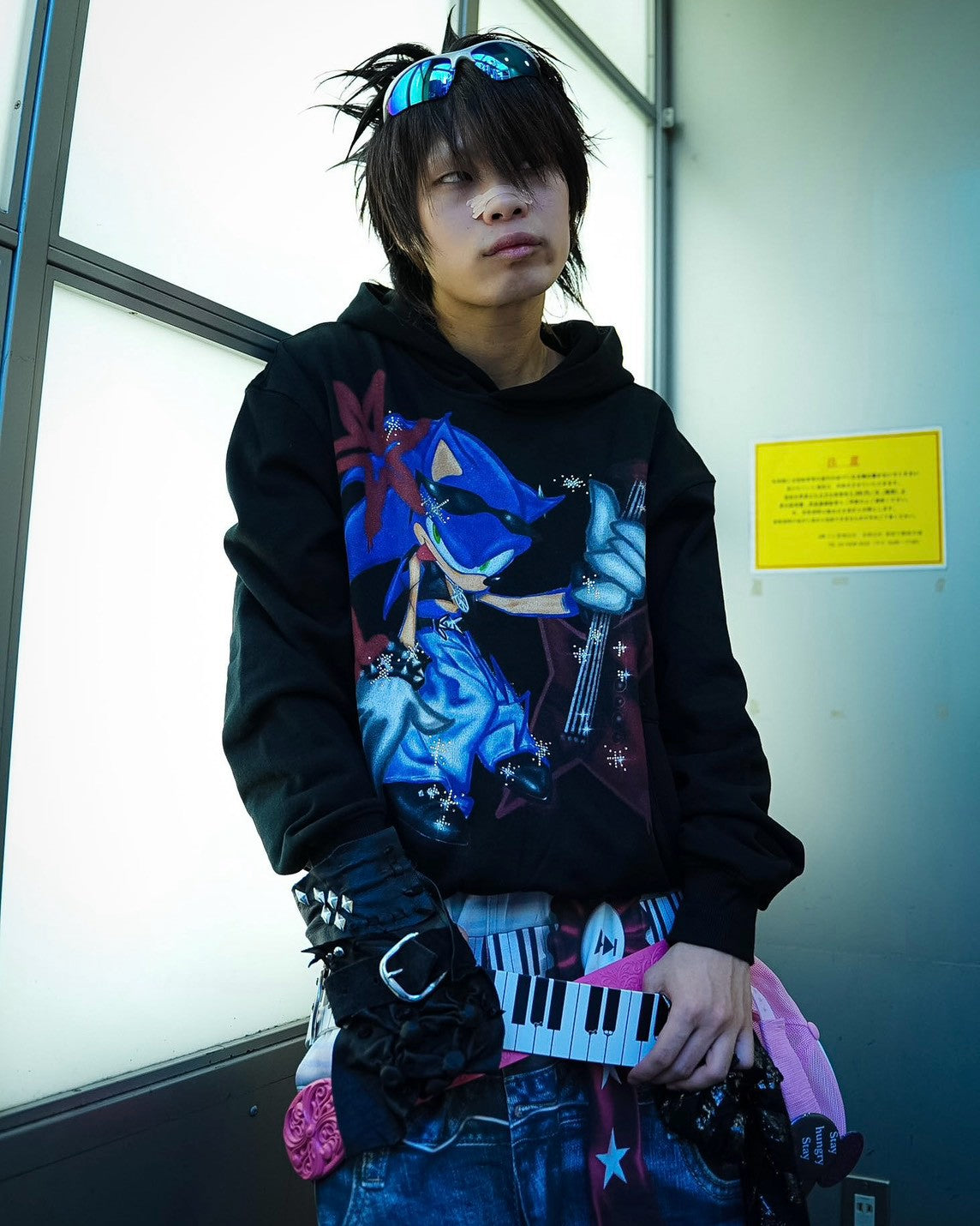 【DND4DES】Sonic Rhinestone Hoodie