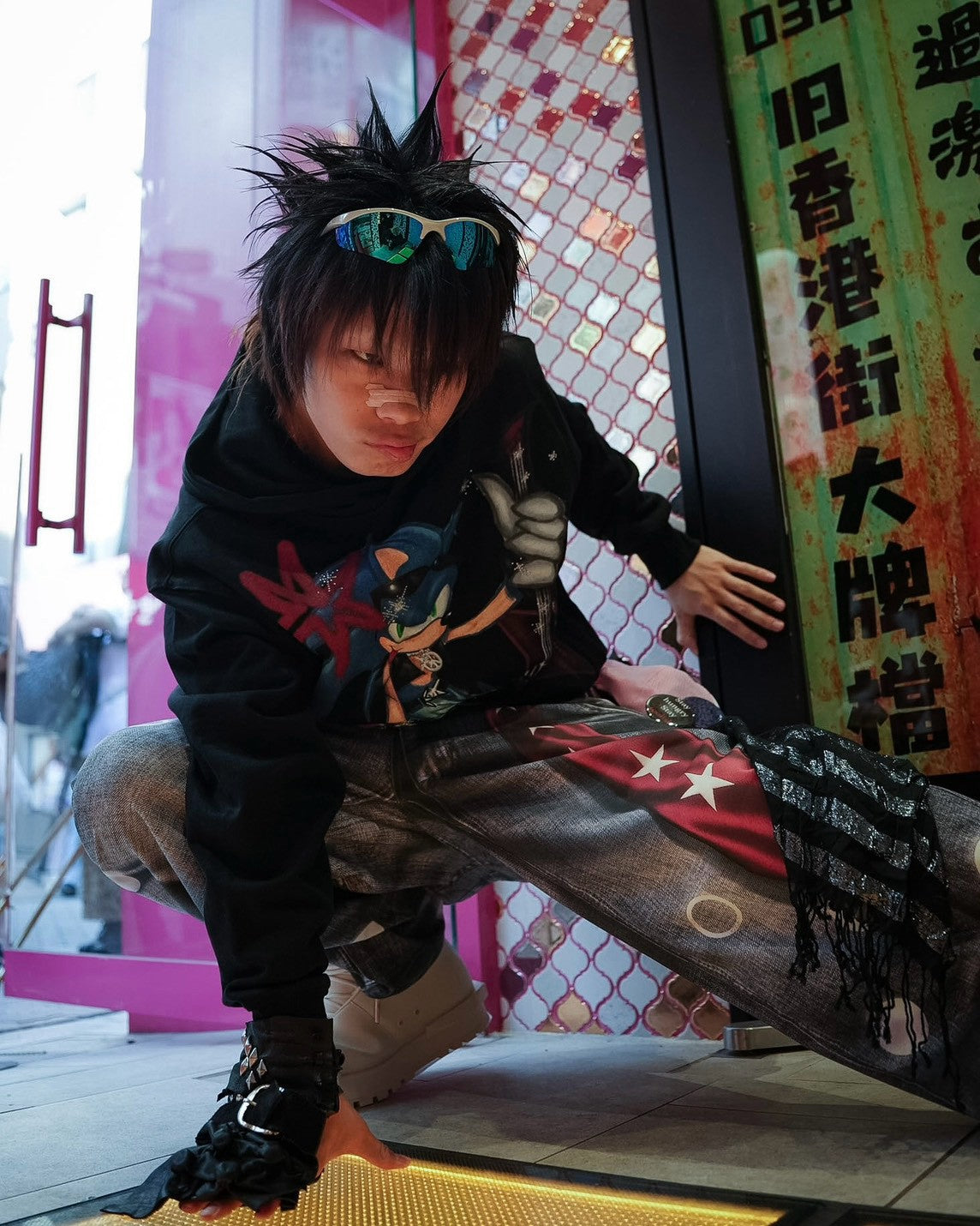 【DND4DES】Sonic Rhinestone Hoodie