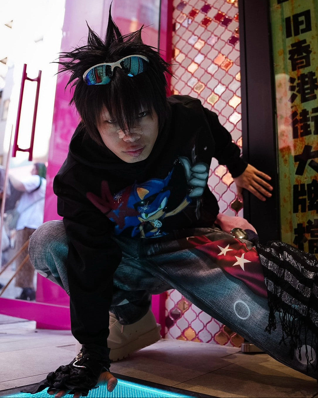 【DND4DES】Sonic Rhinestone Hoodie