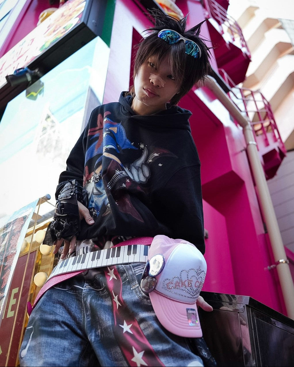 【DND4DES】Sonic Rhinestone Hoodie
