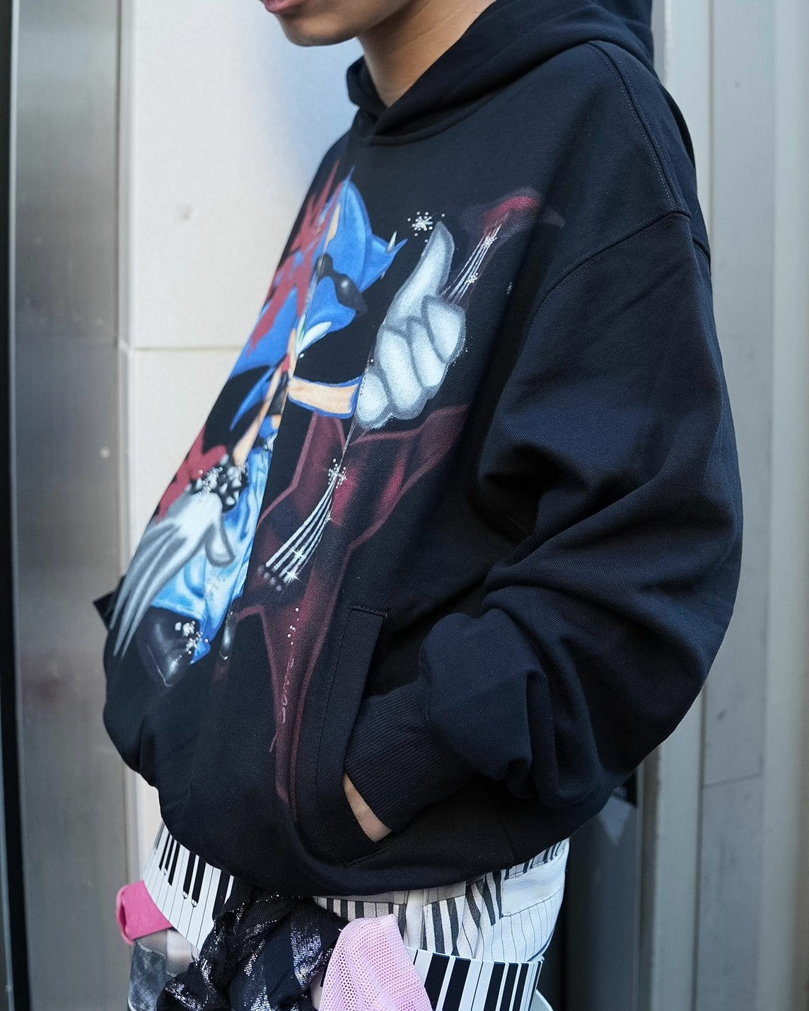 【DND4DES】Sonic Rhinestone Hoodie