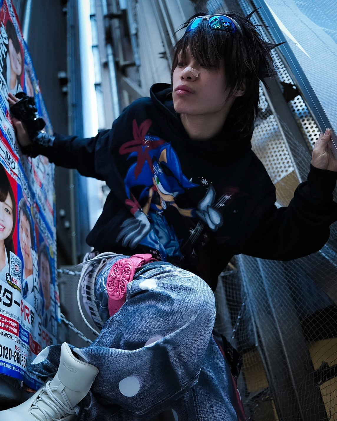 【DND4DES】Sonic Rhinestone Hoodie