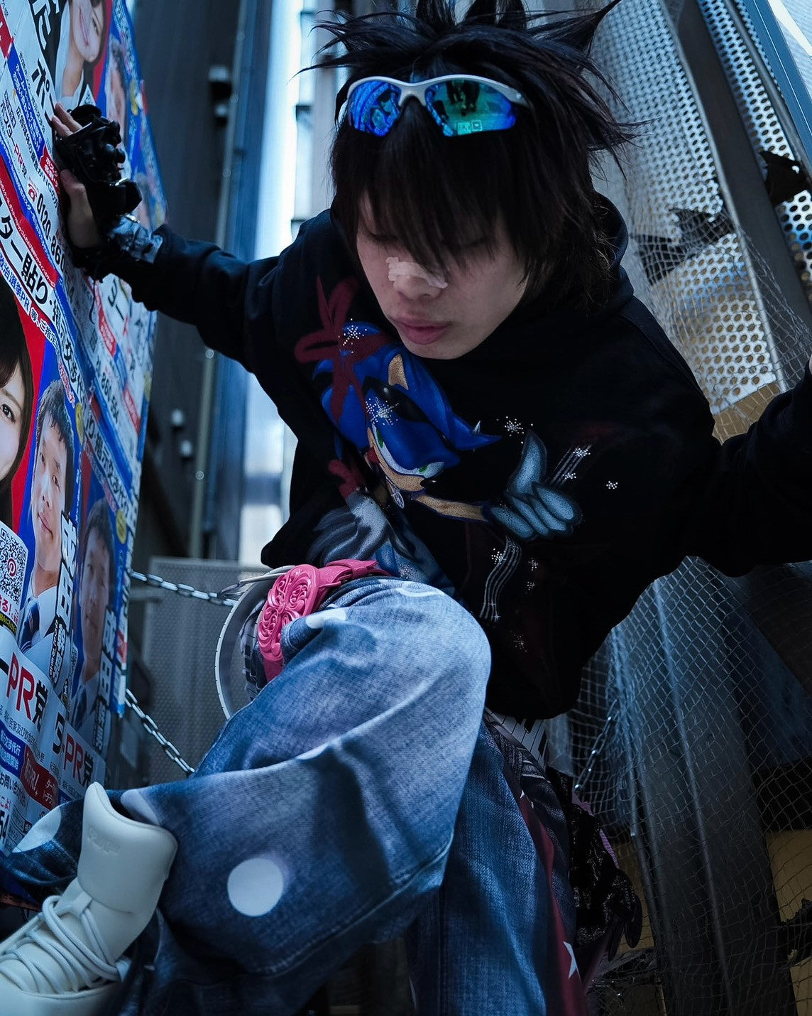 【DND4DES】Sonic Rhinestone Hoodie