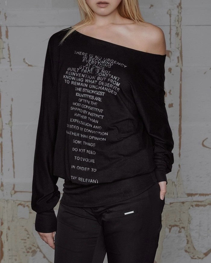 【ROCK CAKE】Relaxed One Shoulder Dress