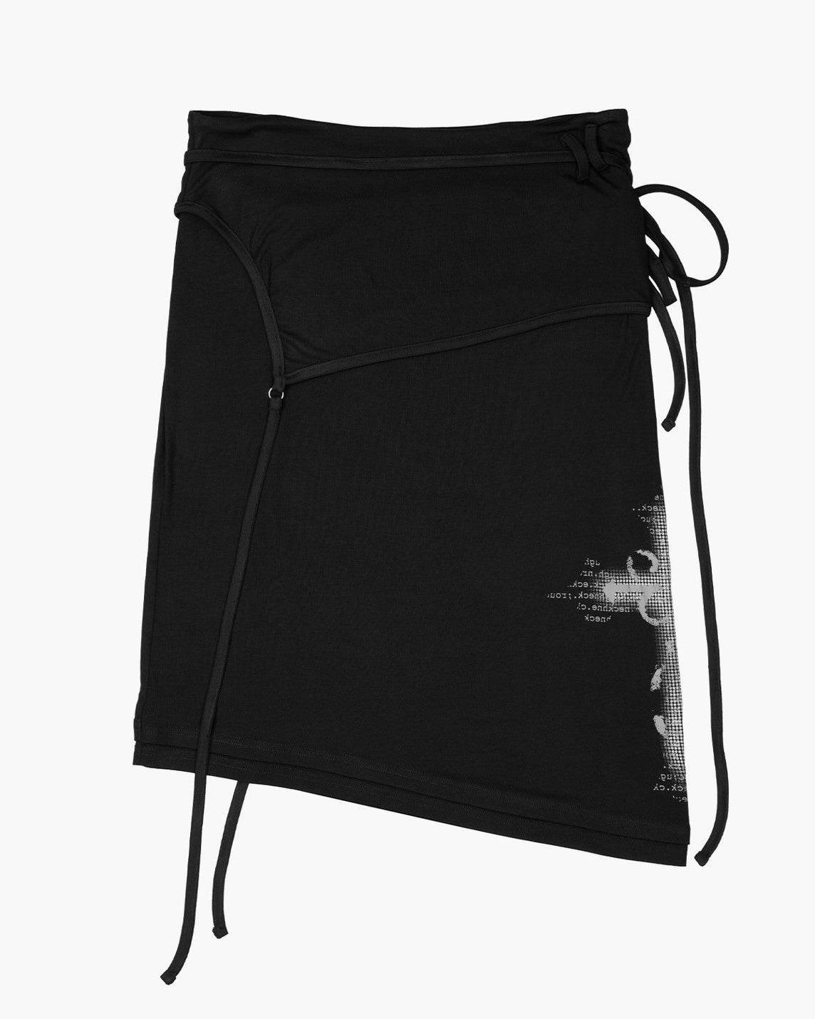【ROUGHNECK】Asymmetric Panel Skirt