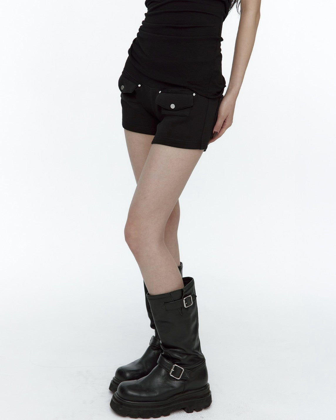 【ROUGHNECK】Flap Pocket Short Pants