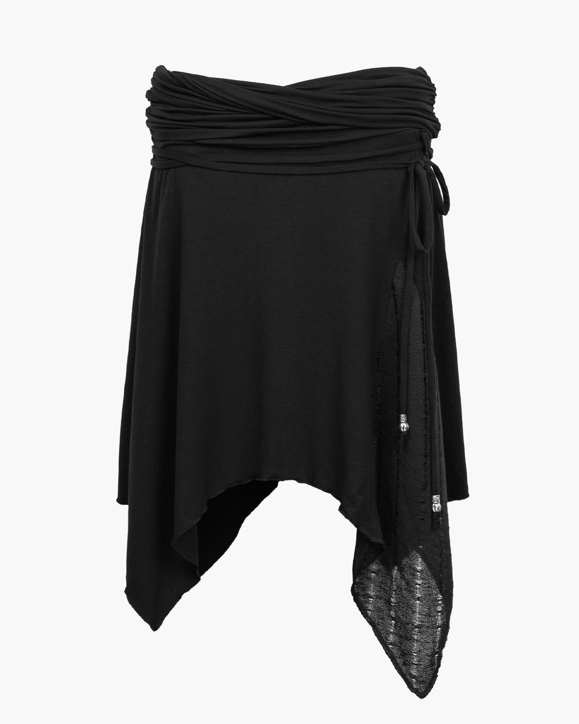 【ROUGHNECK】Knit Layer Drape Skirt