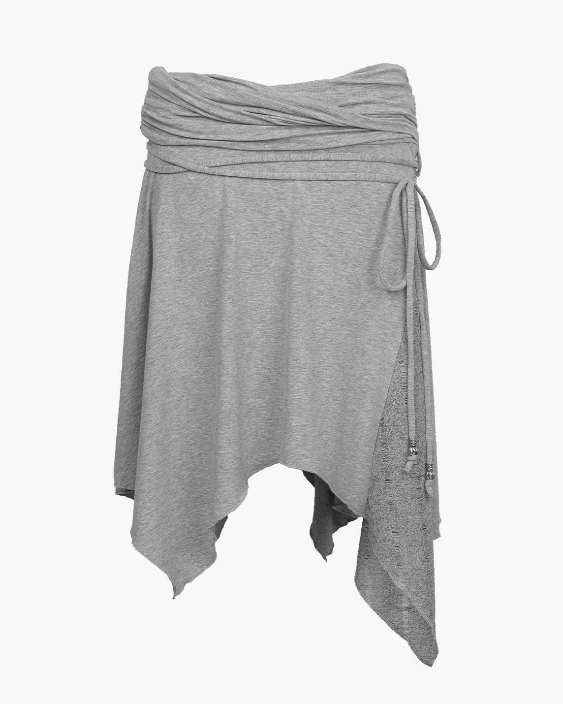 【ROUGHNECK】Knit Layer Drape Skirt