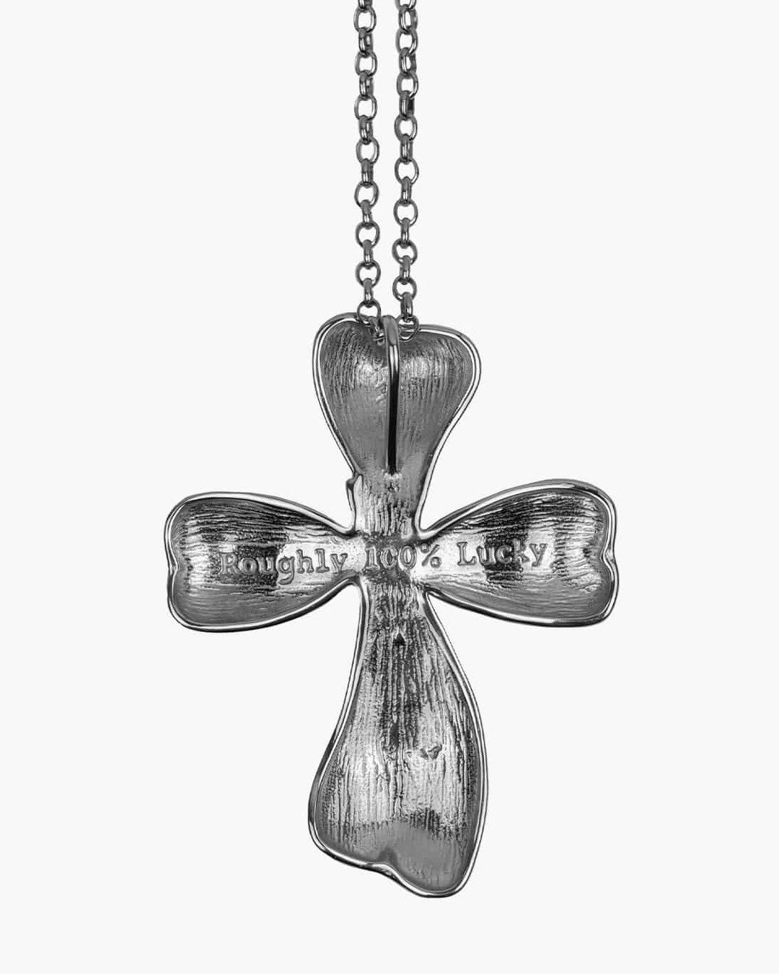 【ROUGHNECK】Clover Corss Necklace