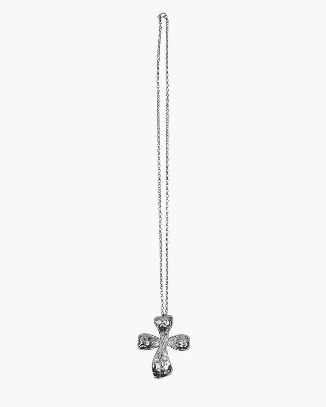 【ROUGHNECK】Clover Corss Necklace