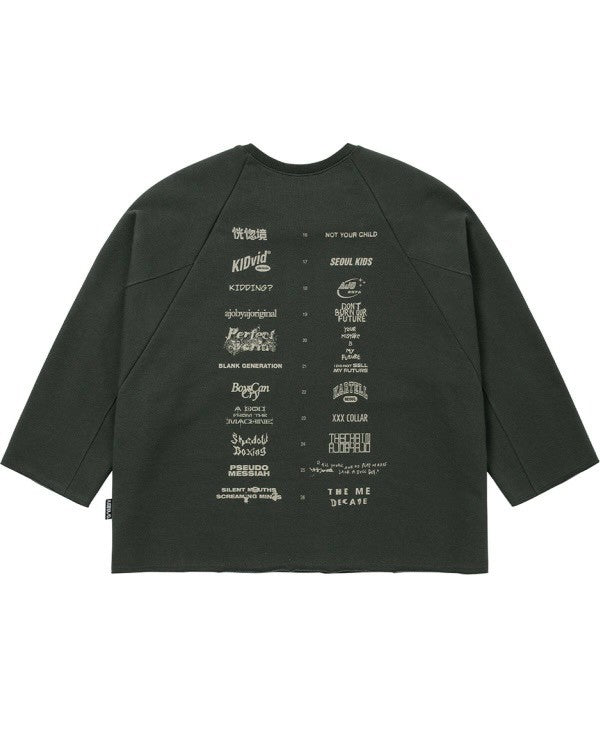 【AJOBYAJO】10th Anniversary Raglan Sweatshirt