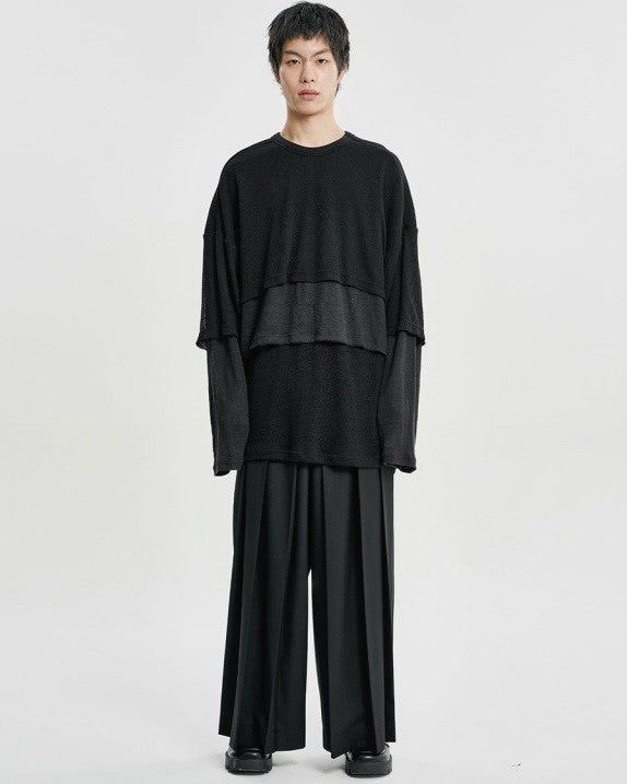 【AJOBYAJO】Triple Layered Long Sleeve