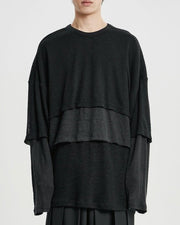 【AJOBYAJO】Triple Layered Long Sleeve