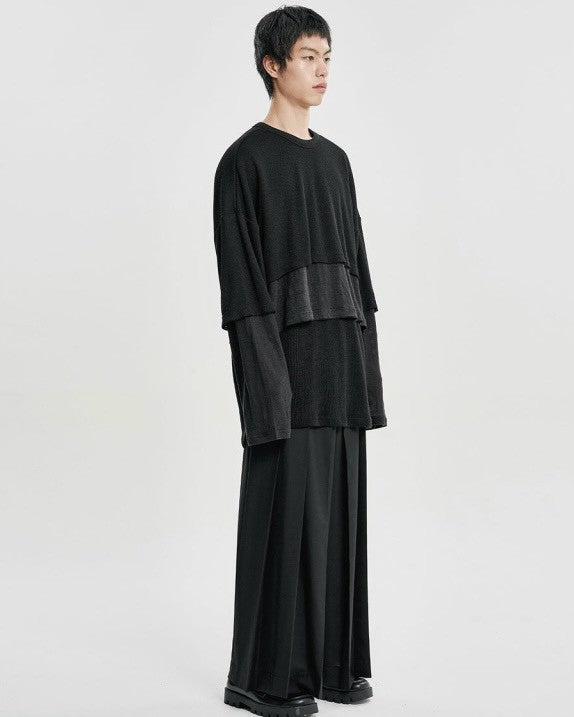 【AJOBYAJO】Triple Layered Long Sleeve