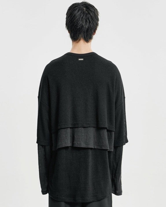 【AJOBYAJO】Triple Layered Long Sleeve