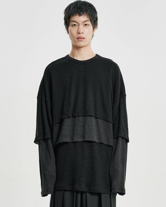 【AJOBYAJO】Triple Layered Long Sleeve