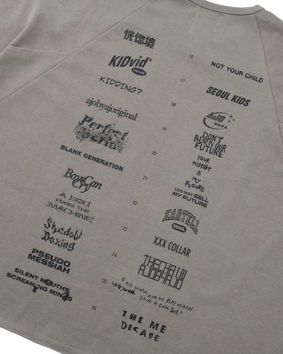 【AJOBYAJO】10th Anniversary Raglan T-Shirt