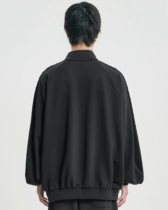 【AJOBYAJO】Multi Lace Trim Raglan Track Jacket