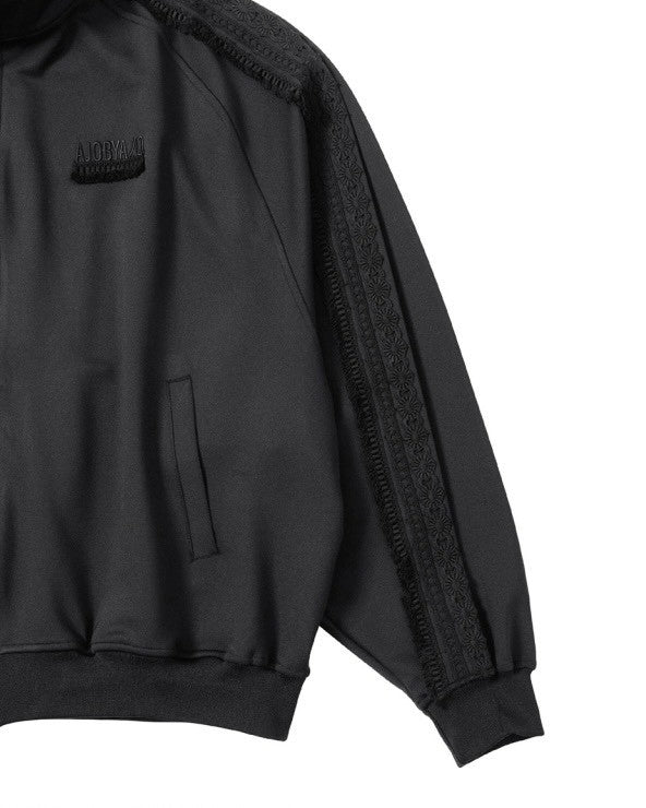 【AJOBYAJO】Multi Lace Trim Raglan Track Jacket