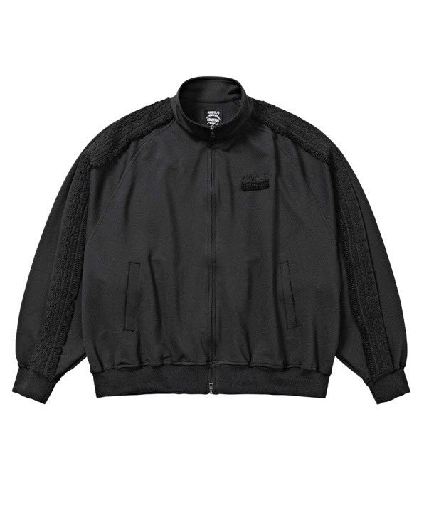 【AJOBYAJO】Multi Lace Trim Raglan Track Jacket