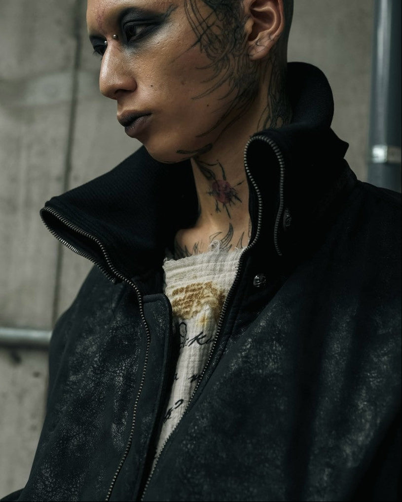 【DIG YOUR OWN GRAVE】SHIRRED FUR MA-1