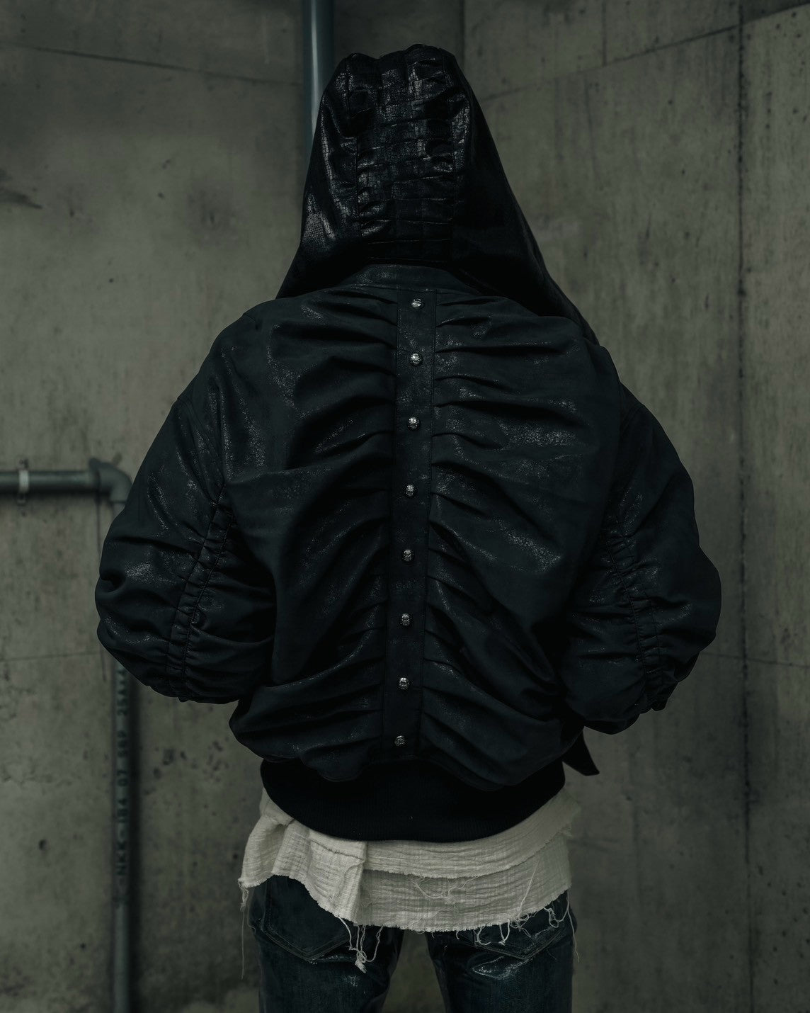 【DIG YOUR OWN GRAVE】SHIRRED FUR MA-1
