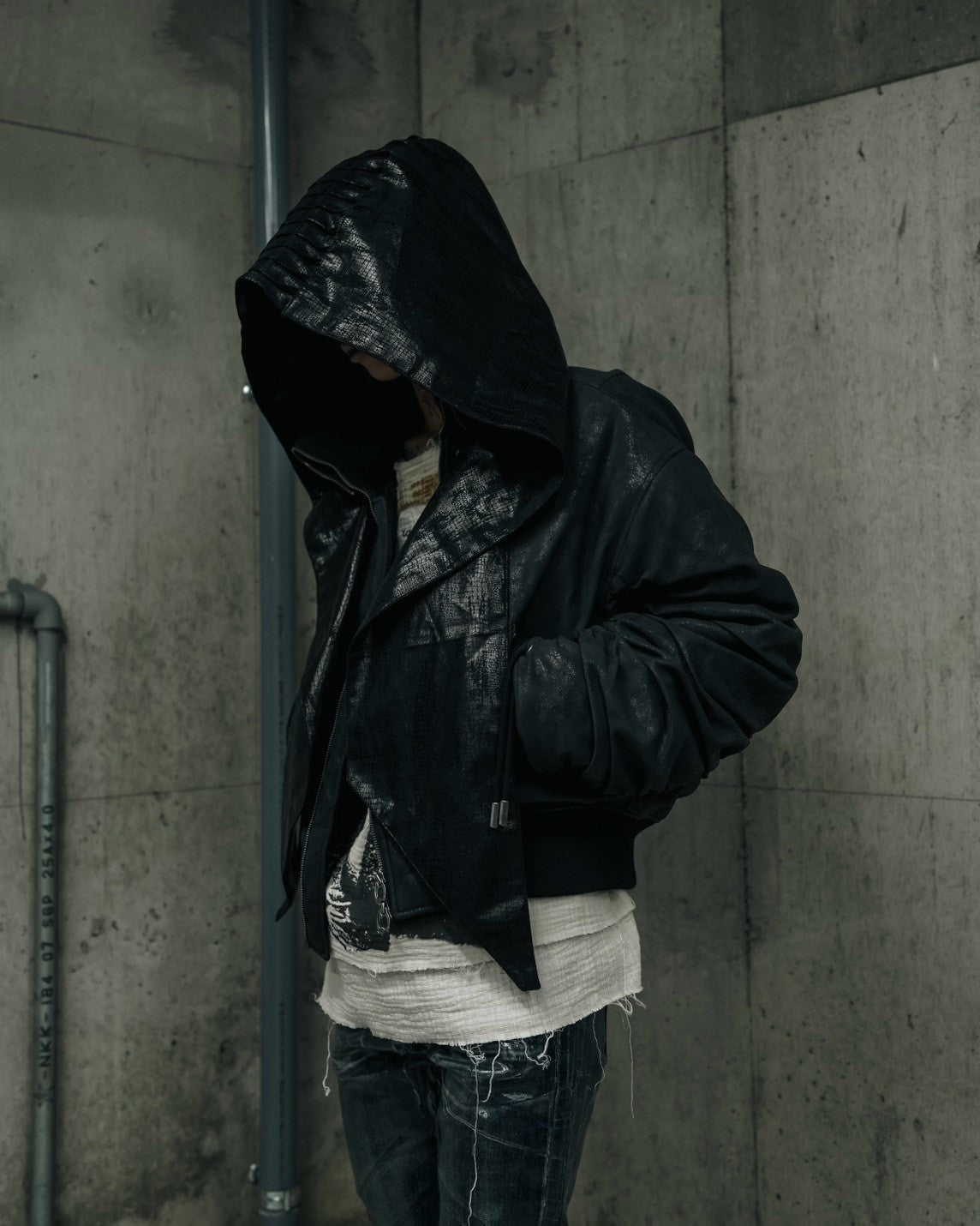 【DIG YOUR OWN GRAVE】SHIRRED FUR MA-1