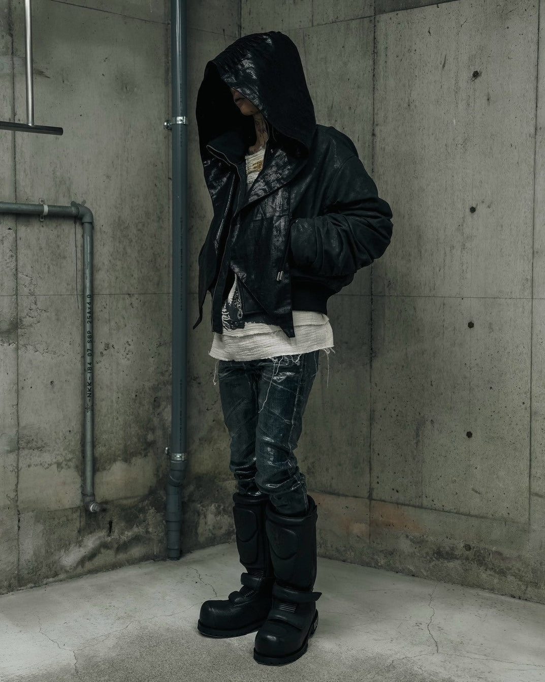 【DIG YOUR OWN GRAVE】SHIRRED FUR MA-1