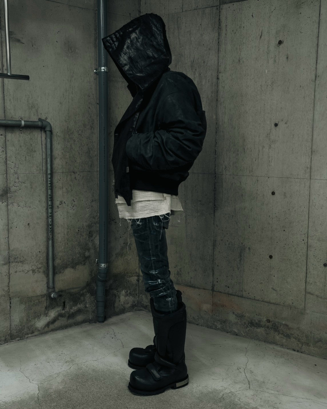【DIG YOUR OWN GRAVE】SHIRRED FUR MA-1