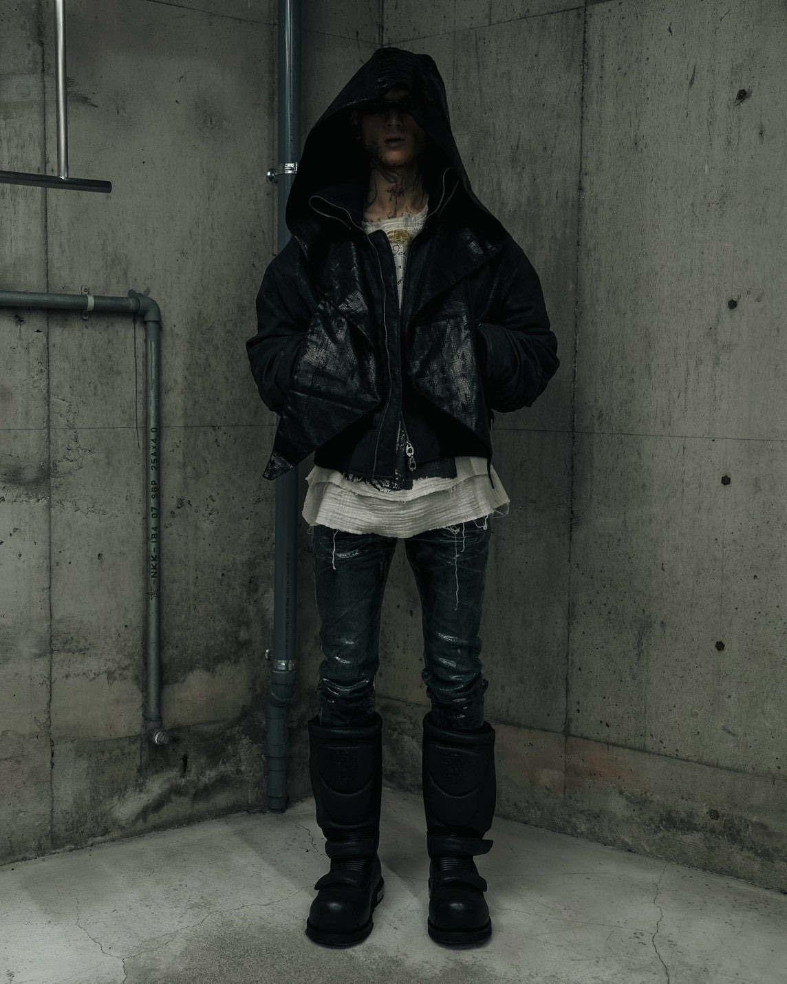 【DIG YOUR OWN GRAVE】SHIRRED FUR MA-1