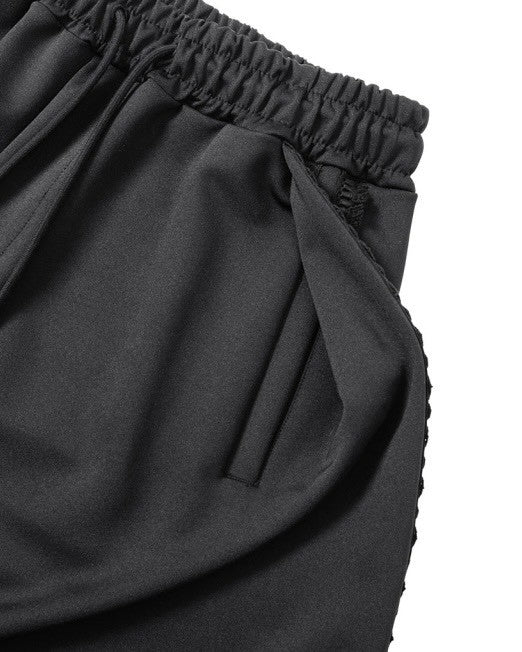 【AJOBYAJO】Multi Lace Trim One Tuck Track Pants