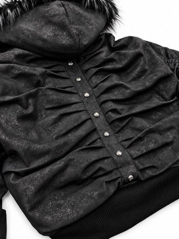 【DIG YOUR OWN GRAVE】SHIRRED FUR MA-1