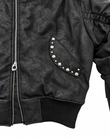 【DIG YOUR OWN GRAVE】SHIRRED FUR MA-1