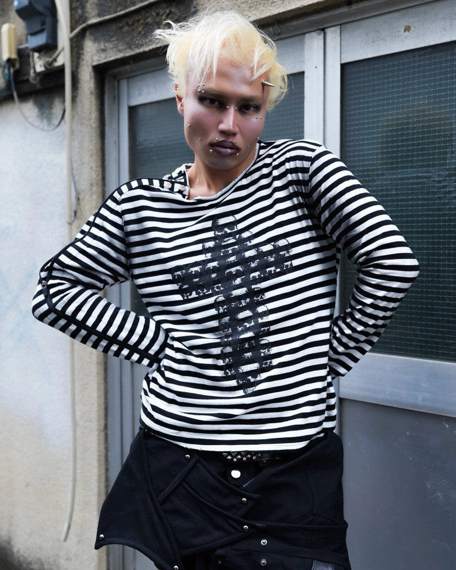 PRESSING別注【DEVIL KIM】WOUND ZIP LONG SLEEVE