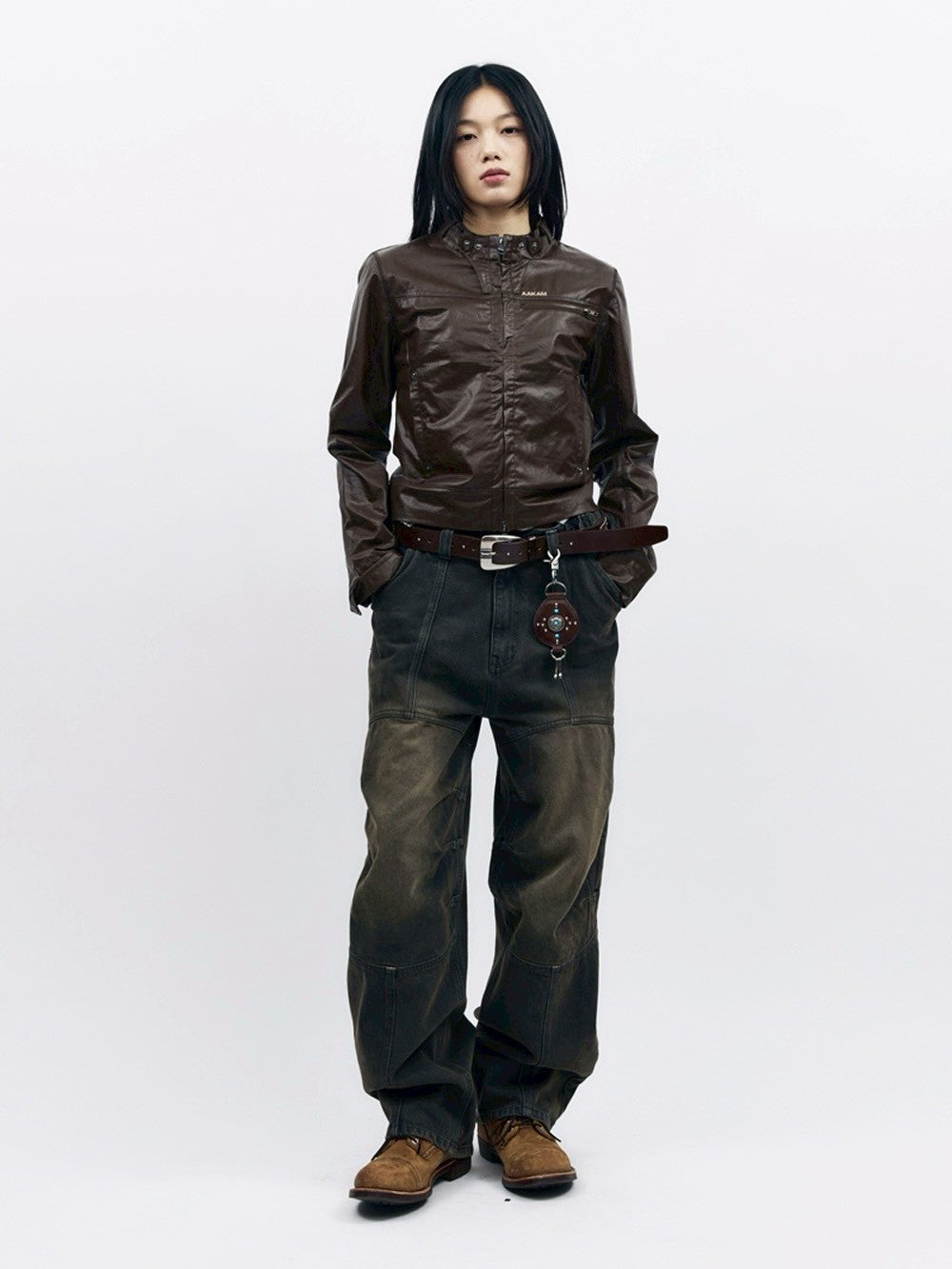 【AAKAM】Technical Coated Jacket