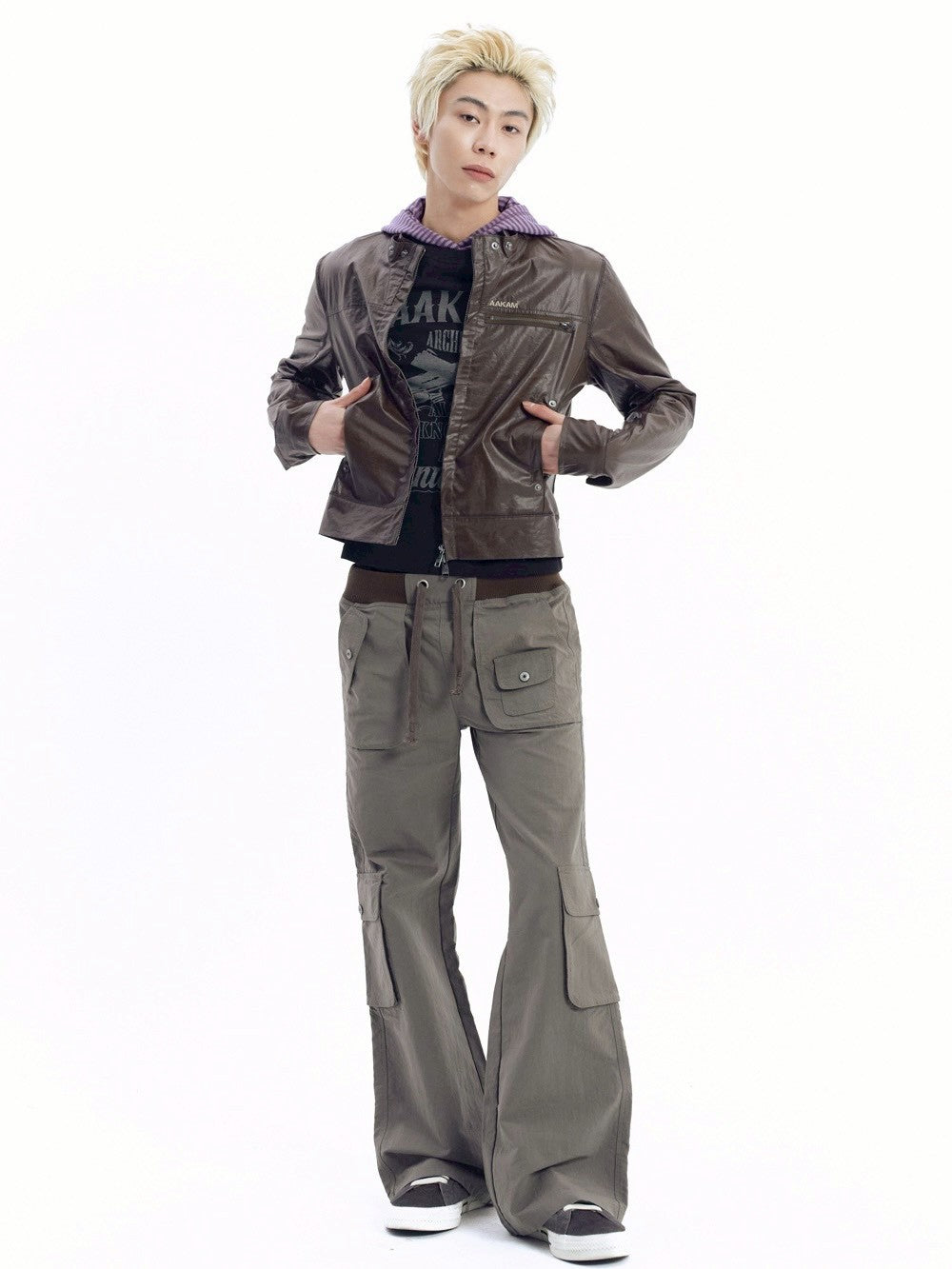 【AAKAM】Technical Coated Jacket