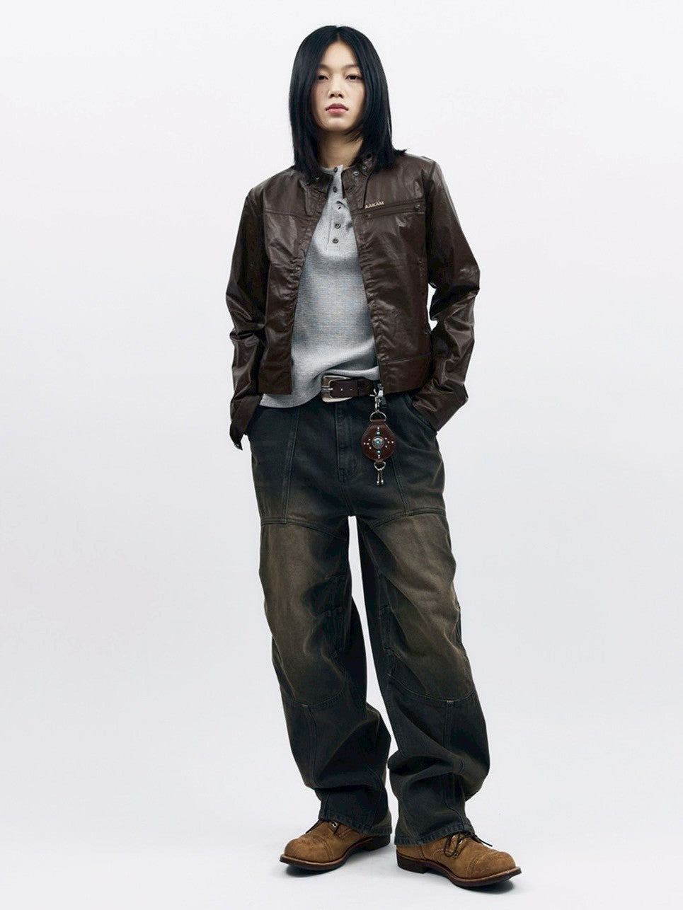 【AAKAM】Technical Coated Jacket