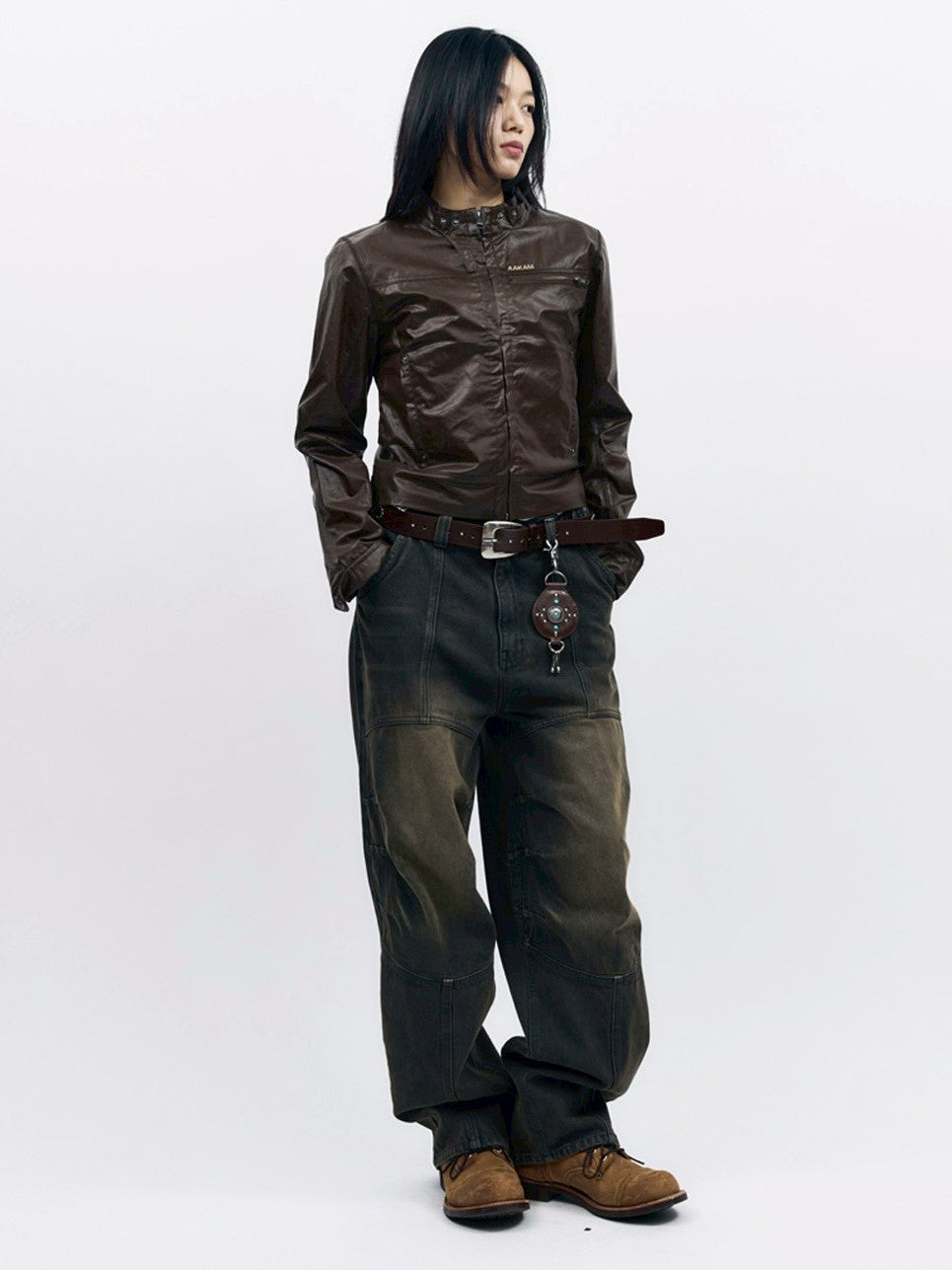 【AAKAM】Technical Coated Jacket