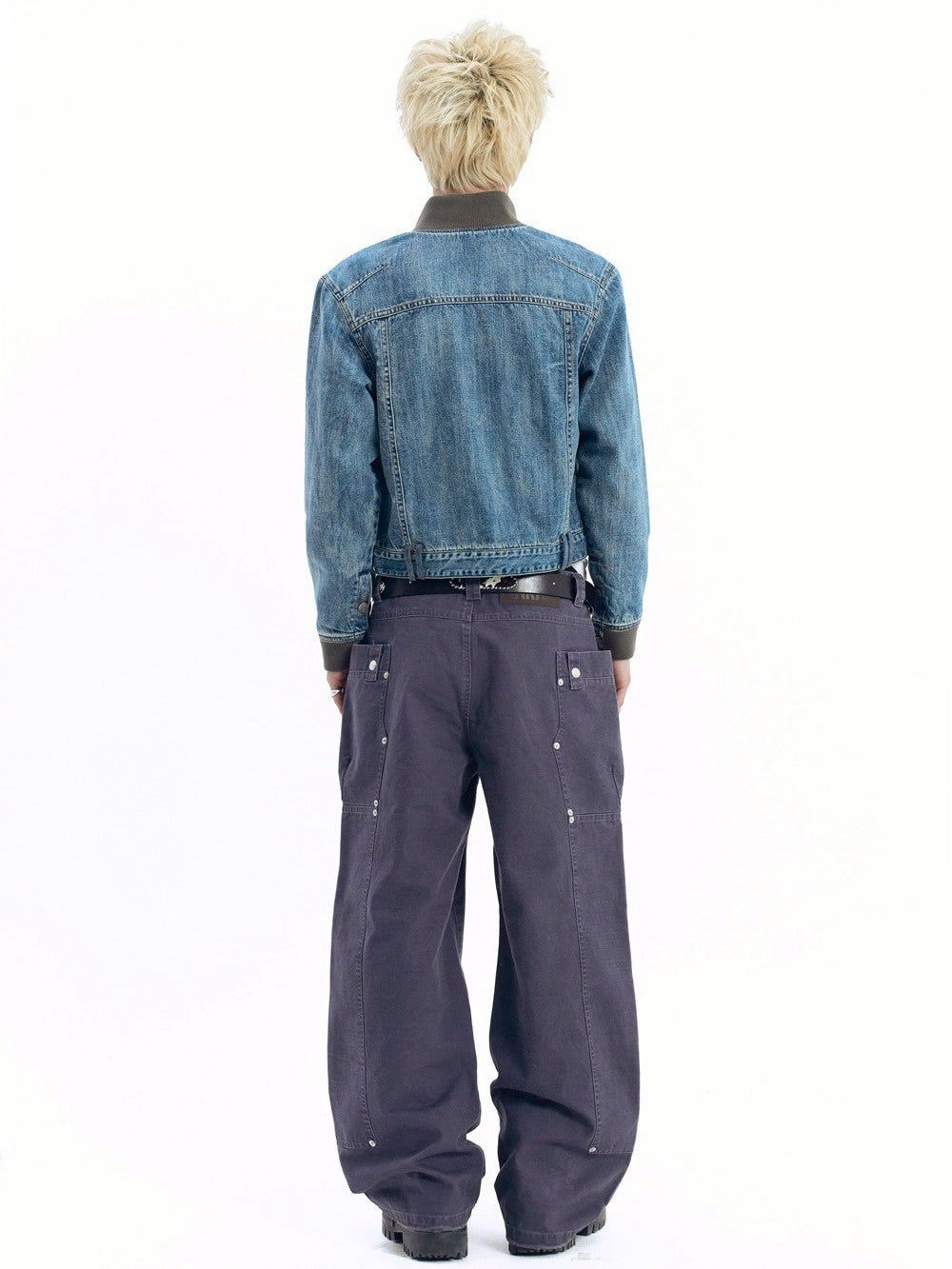 AAKAM】Ribbed Denim Zip-Up jacket – PRESSING WEB SHOP