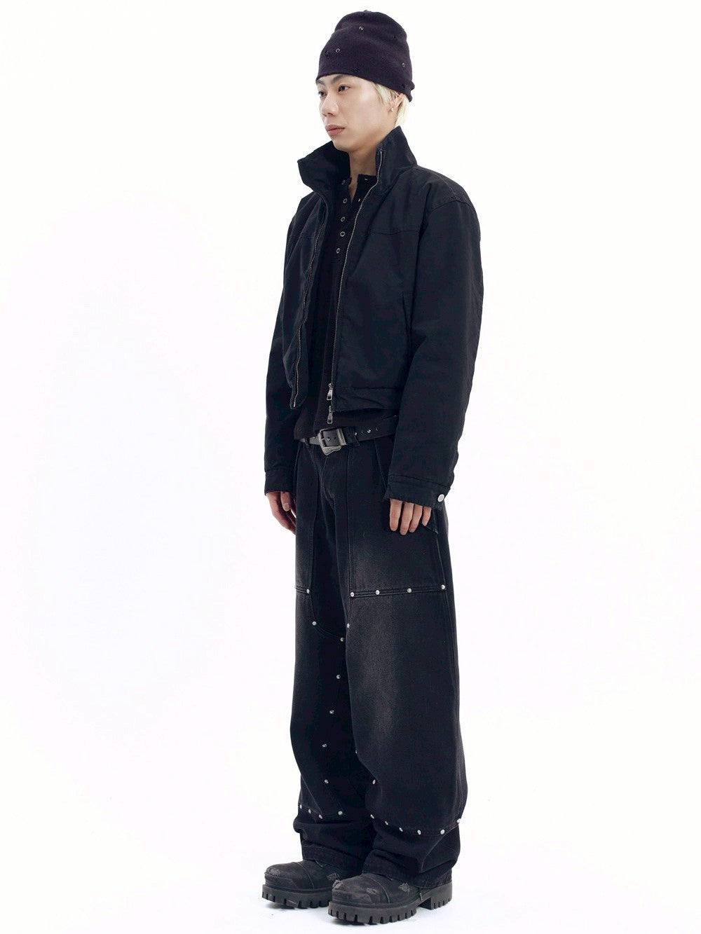【AAKAM】Steve Double Knee Denim Pants