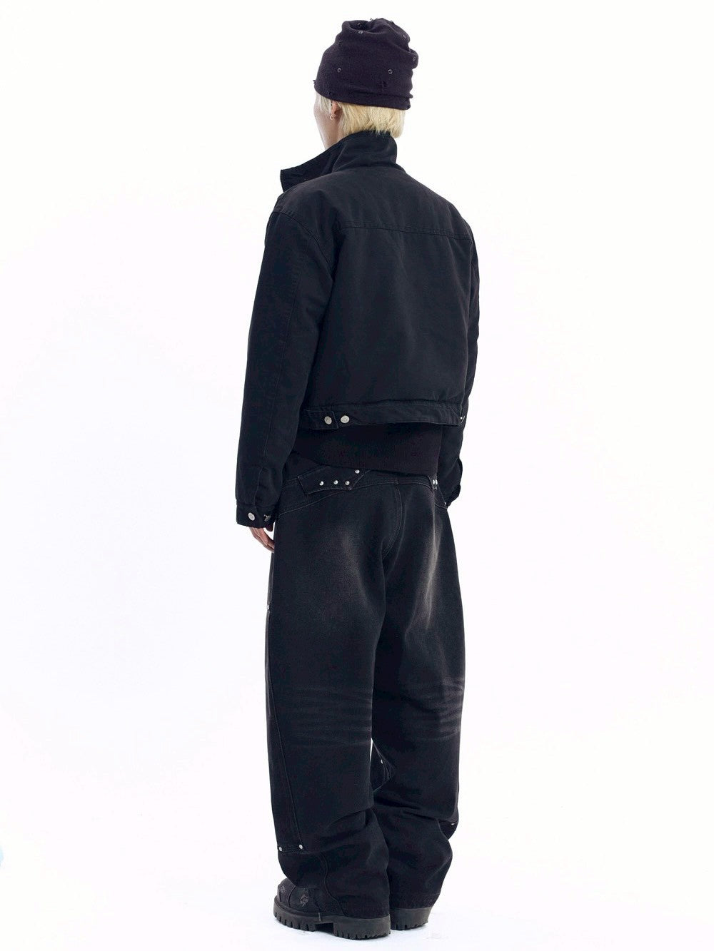 【AAKAM】Steve Double Knee Denim Pants