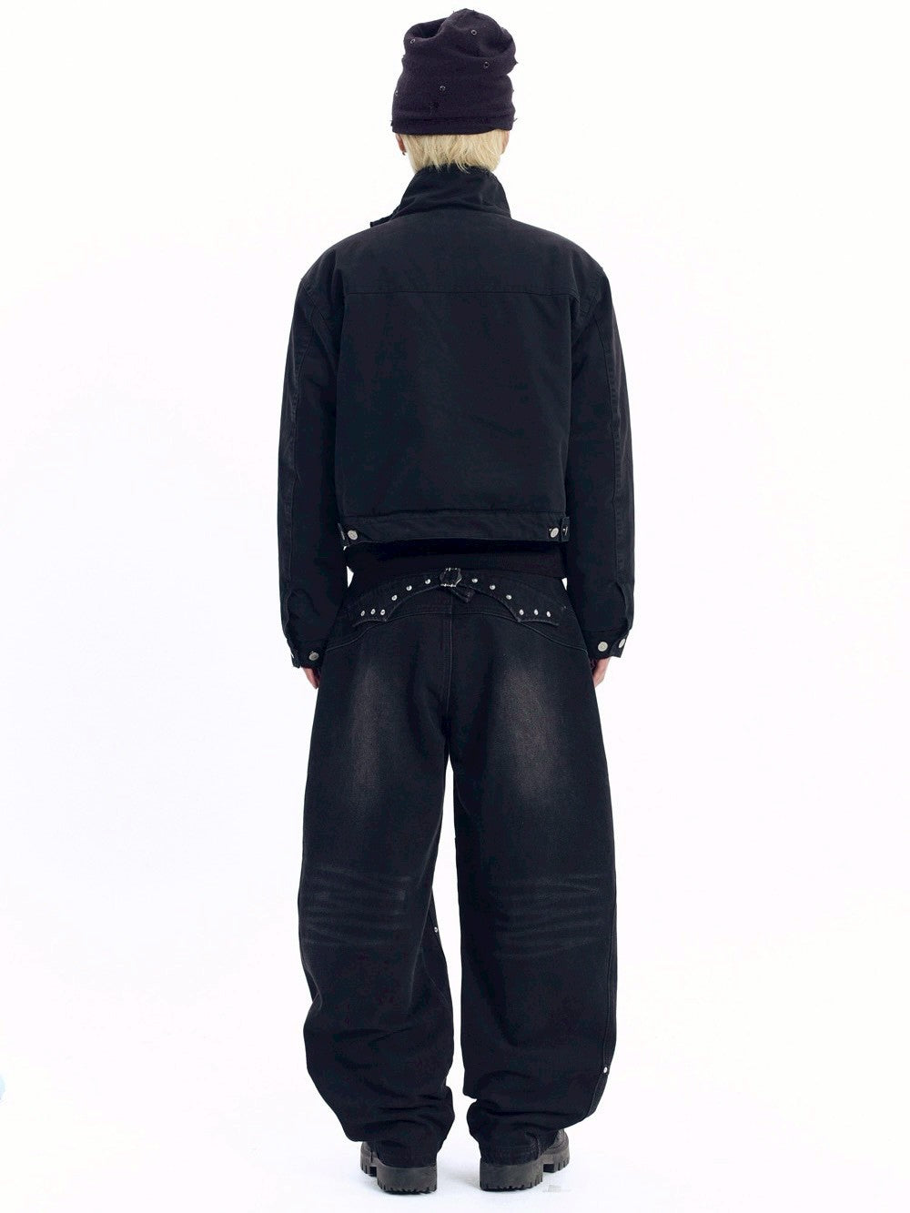 【AAKAM】Steve Double Knee Denim Pants