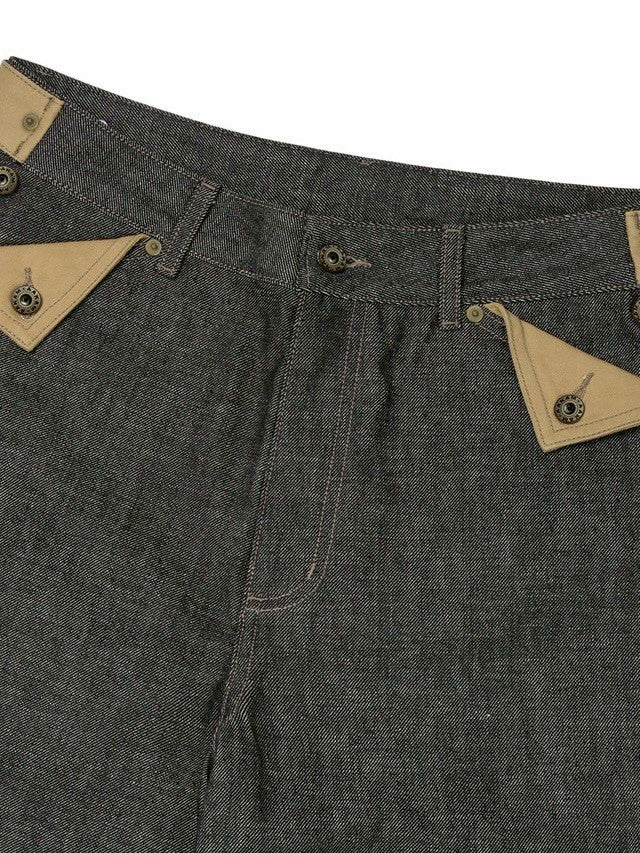 【AAKAM】Bonnie Pocket Denim Pants